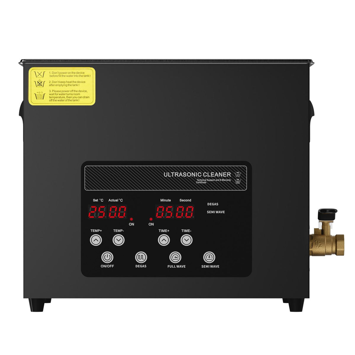 10L Ultra Sonic Cleaner, 240W Digital Ultrasonic Cleaning Machine with Gentle Mode & Upgraded Degassing, 40kHz Industrial Ultrasound Cleaner with Heater & Timer for Retainer, Jewelry, Tools