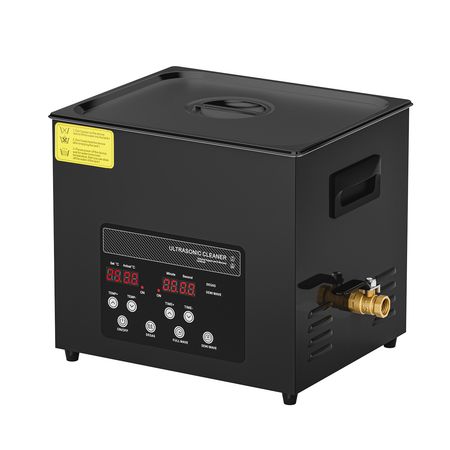 10L Ultra Sonic Cleaner, 240W Digital Ultrasonic Cleaning Machine with Gentle Mode & Upgraded Degassing, 40kHz Industrial Ultrasound Cleaner with Heater & Timer for Retainer, Jewelry, Tools