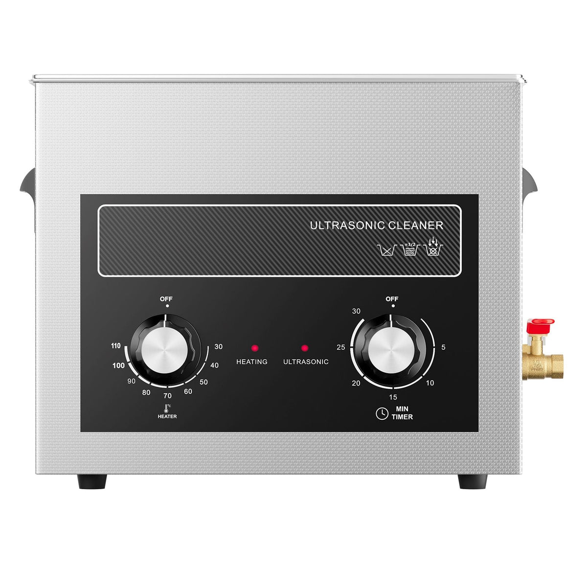 10L Ultrasonic Cleaner with Heater Timer & Basket, Professional Digital Sonic Cavitation Machine, 240W Cleaning Machine for Lab Tools, Metal Parts, Carburetor, Brass, Auto Parts, Engine Parts