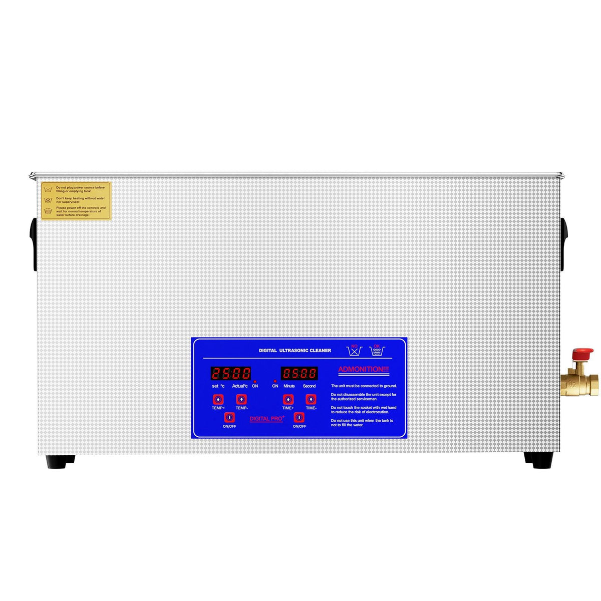 10L Ultrasonic Gun Cleaner, 300W Professional Ultra Sonic Cleaning Machine with Timer & Heater, 40kHz Digital Ultrasonic Cleaner with Basket for Gun Parts, Bullets, Military Supplies