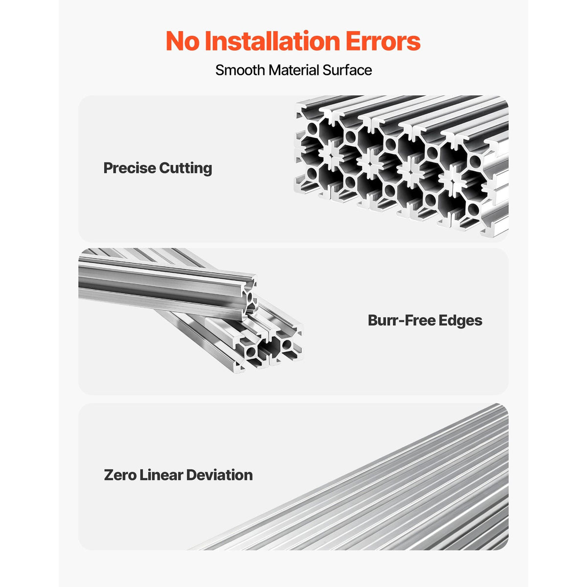 10PCS 2020 Aluminum Extrusion Profile, 39.37 Inch 1000 mm, T Slot European Standard Anodized Linear Rail, High-Strength Extruded Aluminum Rail, for 3D Printer Parts and CNC DIY Workbench, Silver