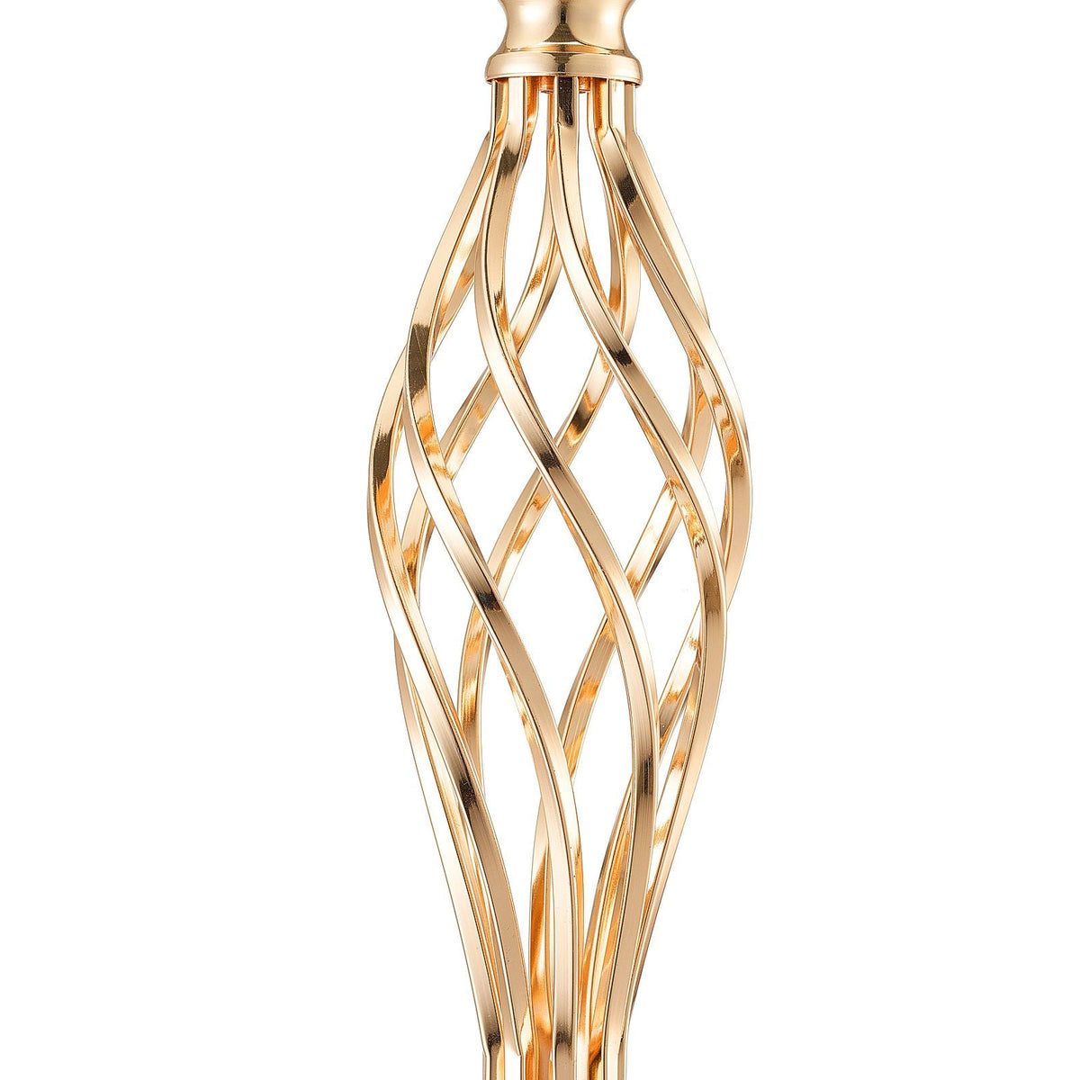 10PCS 55cm/21.65' Tall Crystal Wedding Flower Stand, Metal Wedding Centerpiece Vase, Gold Flower Holders Floral Display Rack for Tables Wedding Dinner Party, Ceremony Birthday Event Decor