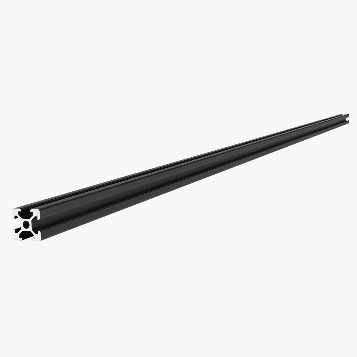 10PCS 59 in (1500 mm) T Slot 2020 Aluminum Extrusion Profile, European Standard Anodized Linear Rail, High-Strength Extruded Aluminum Rail for 3D Printer, CNC Machine DIY, Laser Engraving, Black