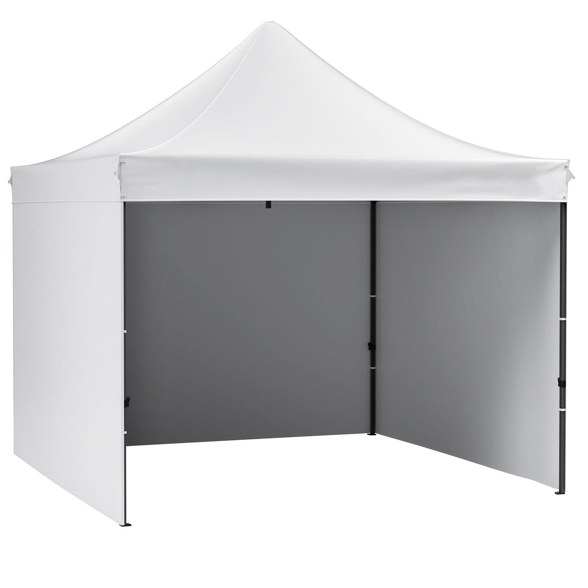 10x10 FT Pop up Canopy with Removable Sidewalls, Instant Canopies Portable Gazebo & Wheeled Bag, UV Resistant Waterproof, Enclosed Canopy Tent for Outdoor Events, Patio, Backyard, Party, Camping