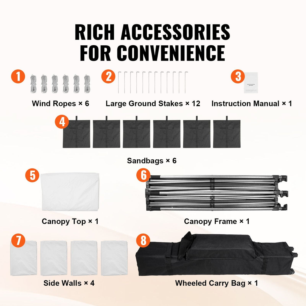 10x20 FT Pop up Canopy with Removable Sidewalls, Instant Canopies Portable Gazebo & Wheeled Bag, UV Resistant Waterproof, Enclosed Canopy Tent for Outdoor Events, Patio, Backyard, Party, Parking