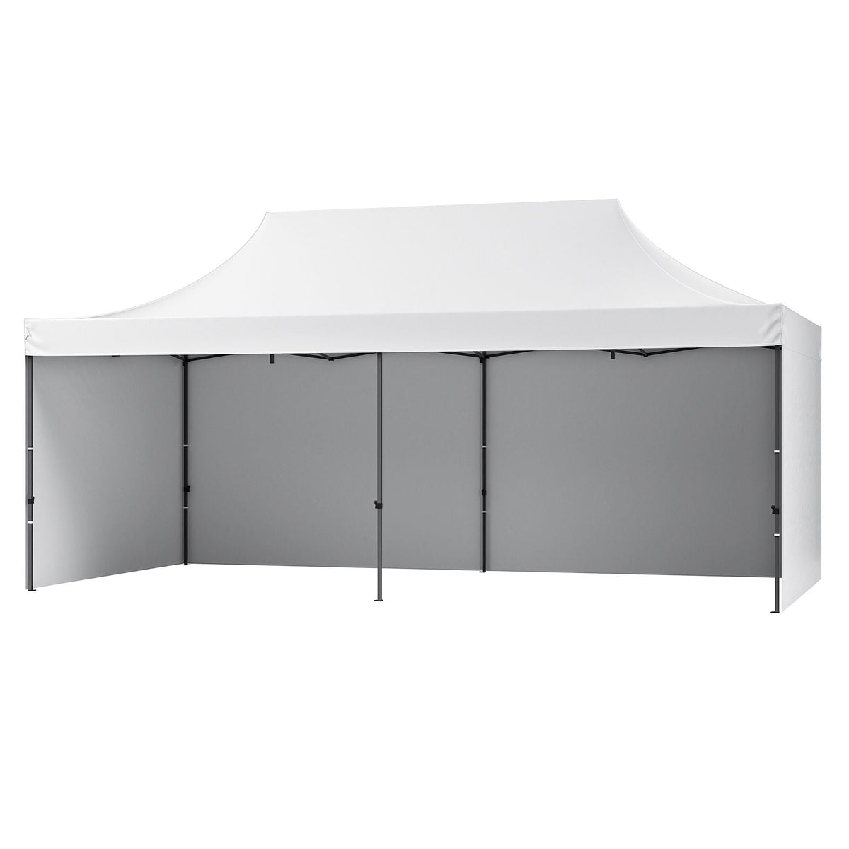 10x20 FT Pop up Canopy with Removable Sidewalls, Instant Canopies Portable Gazebo & Wheeled Bag, UV Resistant Waterproof, Enclosed Canopy Tent for Outdoor Events, Patio, Backyard, Party, Parking