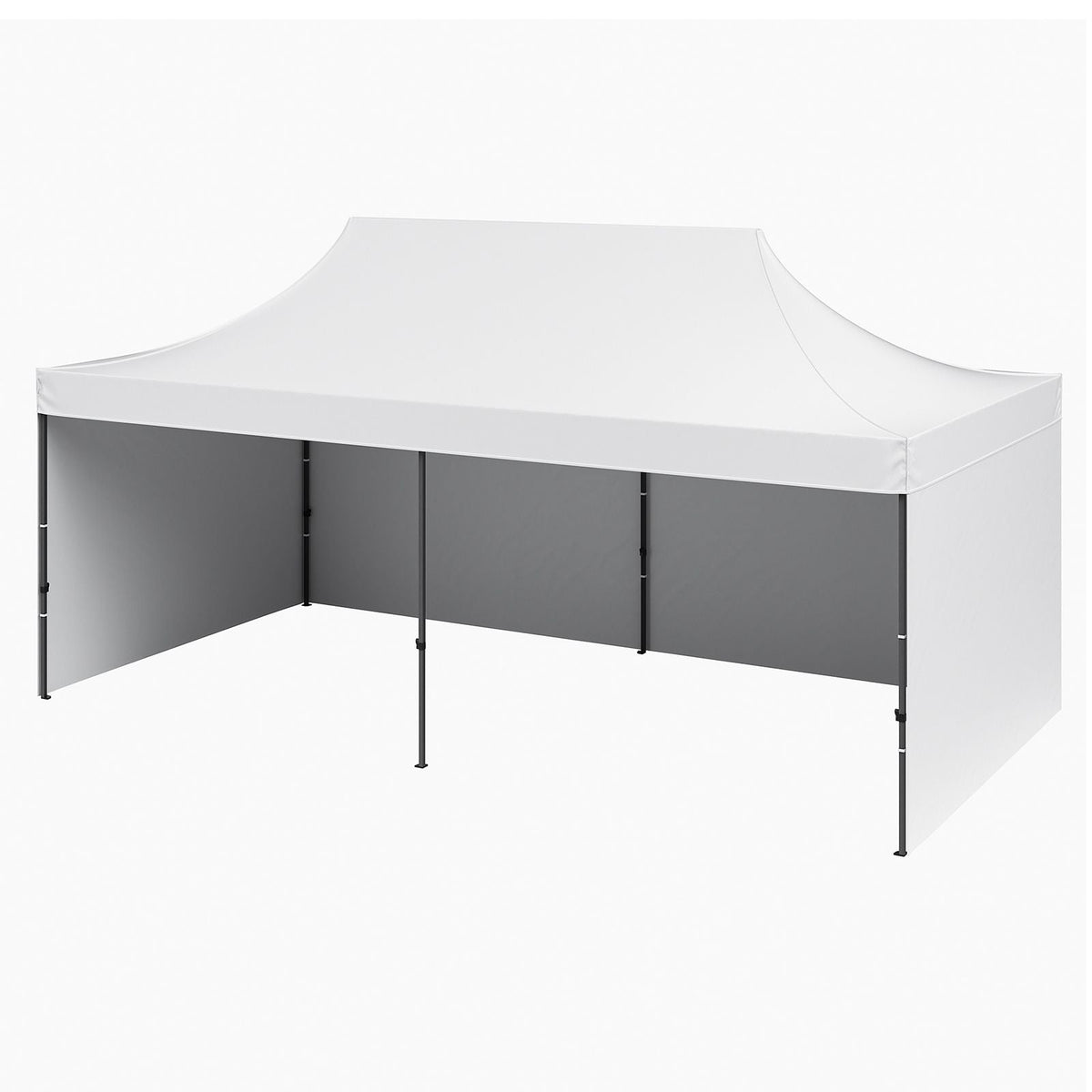 10x20 FT Pop up Canopy with Removable Sidewalls, Instant Canopies Portable Gazebo & Wheeled Bag, UV Resistant Waterproof, Enclosed Canopy Tent for Outdoor Events, Patio, Backyard, Party, Parking