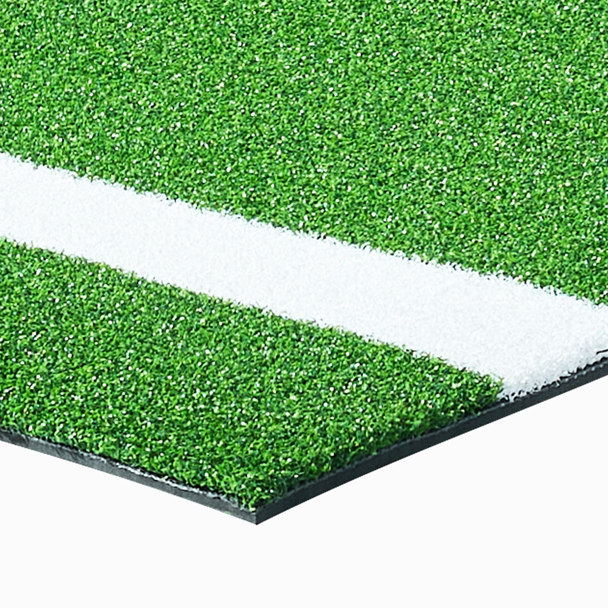 10x3.8 ft Baseball Softball Hitting Batting Mat, Indoor/Outdoor Anti-Slip Anti-Fade Softball Mat, Lined & Foam Backing Training Aid with Tightening Rope, Portable Practice Mats, Green