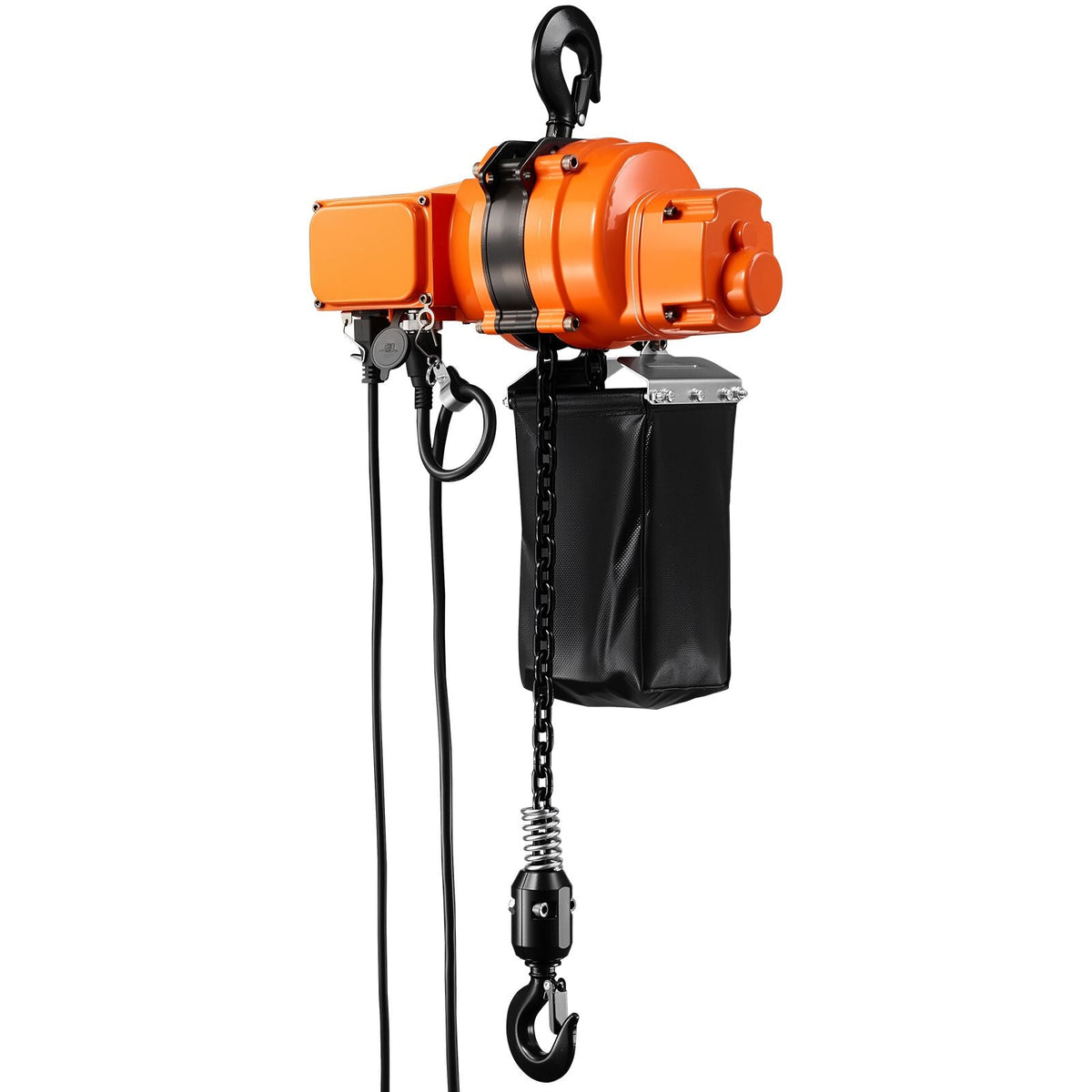 1100 lbs Electric Chain Hoist, 20 ft Lifting Height, 120V Single Phase Overhead Crane with 328 ft Wireless & 15 ft Wired Remote Control, Power Electric Hoist for Factories, Warehouses, Garages