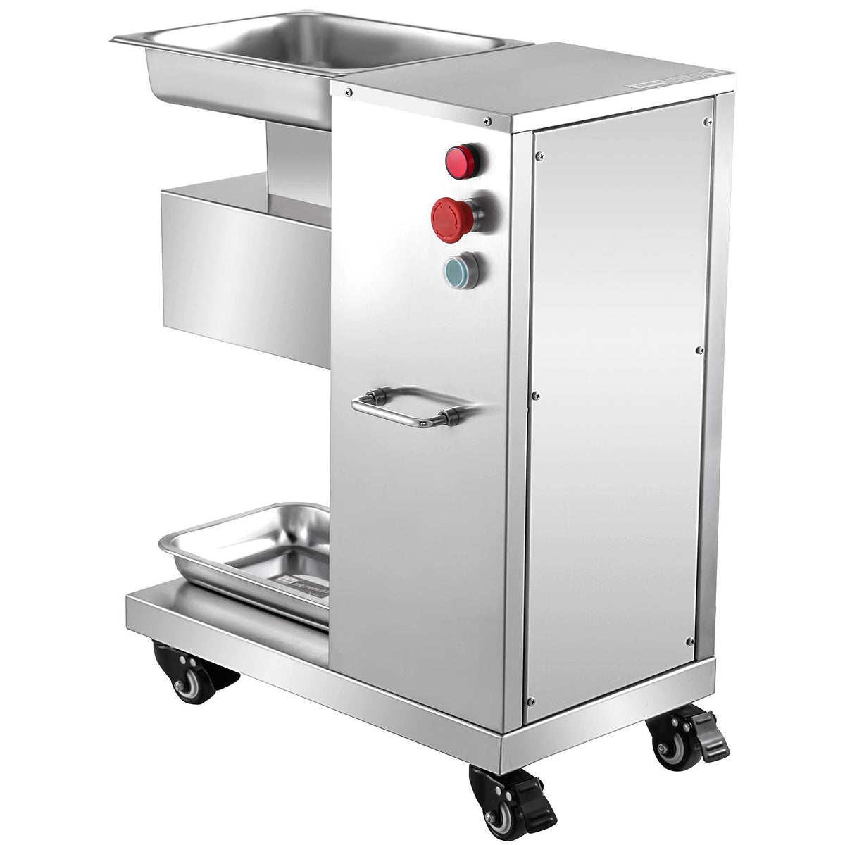110V Commercial Meat Cutter Machine 1100LB/H Electric Meat Cutting Machine 750W Commercial Meat Slicer 3mm Blade Restaurant Food Slicer Stainless Steel For Kitchen Restaurant Supermarket