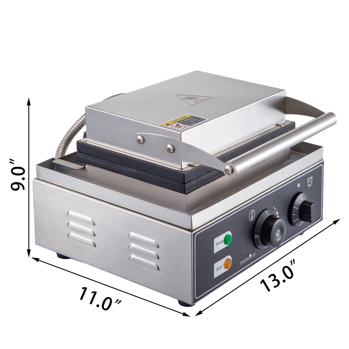 110V Commercial Waffle Donut Machine 6 Holes Double-Sided Heating 50-300Celsius, Electric Doughnut Maker 1550W, Non-stick Donut MakerTeflon-Coating (Depth:0.55\",Dia:2.95\")