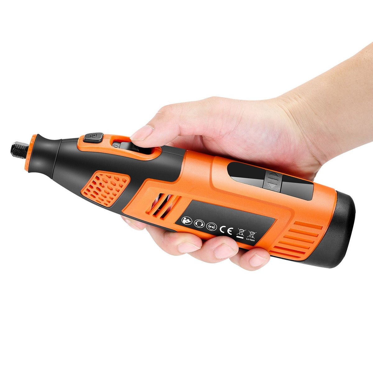 119-Piece Cordless Rotary Tool Kit, DC12V Portable Mini Power Rotary Tool, 28-Level Speed 5000-32000 RPM Multi-Purpose DIY Tools for Engraving, Sanding, Polishing, Carving, Cutting, DIY Crafts
