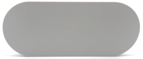 Happitasa Premium 12” x 5” Silicone Vanity Tray | Sink and Surface Organizer with Sturdy Non-Slip Base | Heat Safe, Dishwasher Safe (Grey) - color: Gray