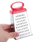 JOINPAYA 4 Pack Mini Box Grater Stainless Steel 4-Sided Kitchen Cheese Grater with Handle Small Manual Shredder for Cheese Carrot Ginger Garlic Chocolate