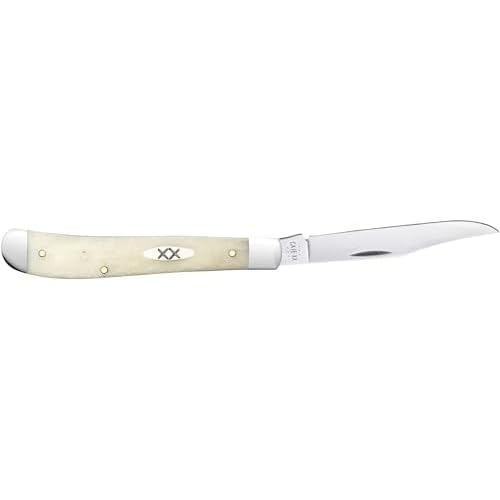 Case Cutlery CA13312: Slimline Trapper Natural Bone
