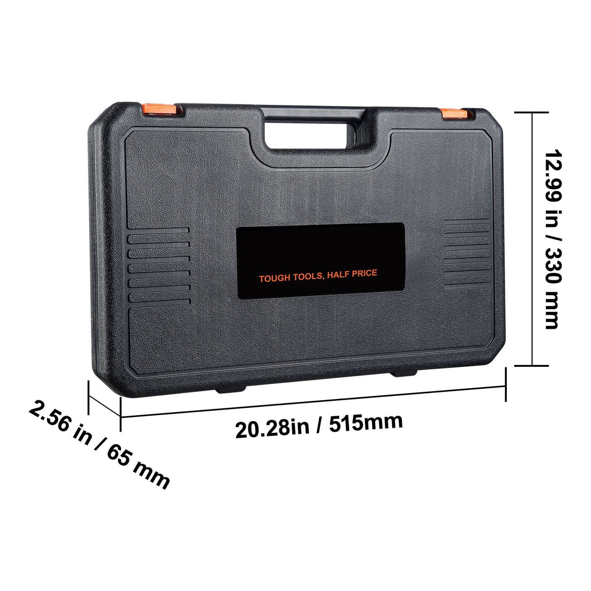 1/2" Drive Deep Impact Socket Set, 34pcs Socket Set Metric (8-36mm) 6 Point Cr-MO Alloy Steel for Auto Repair, Rugged Construction, Includes Heavy Duty Storage Case