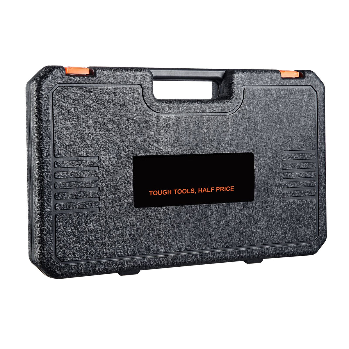 1/2" Drive Impact Socket Set, 33 Piece Socket Set SAE 3/8"-1" and Metric 10-24mm, 6 Point Cr-V Alloy Steel for Auto Repair, Easy-to-Read Size Markings, Rugged Construction, Includes Storage Case