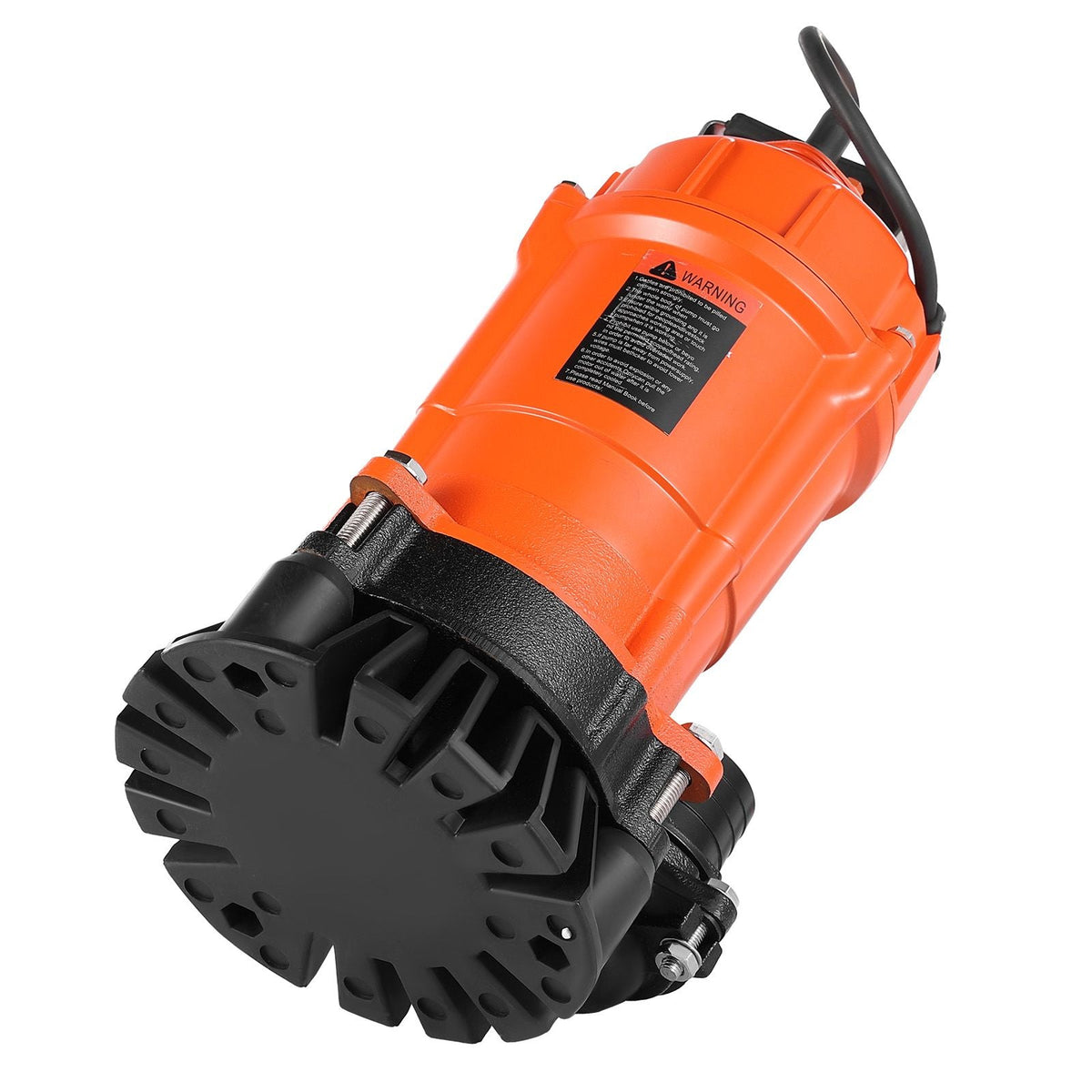 1/2 HP Submersible Trash Pump, 2000 GPH, 120V Cast Iron Submersible Sump Sewage Pump with 2 in Discharge, 39 ft Max Lift, Drain Dirty Clean Water, for Pools, Garden, Pond, Basement, Flooded Area