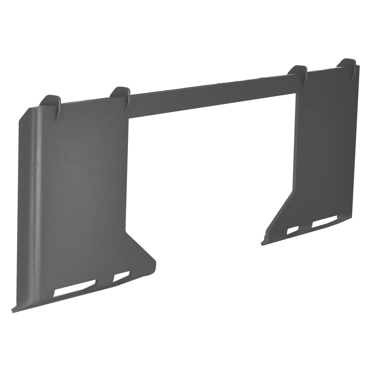 1/2 in Skid Steer Mount Plate, Universal Quick Attach Mount Plate, Cut Out Design, Easy to Bolt, 6000lbs Capacity, Heavy Duty Loader Plates Compatible with Kubota Bobcat Skid Steers & Tractors