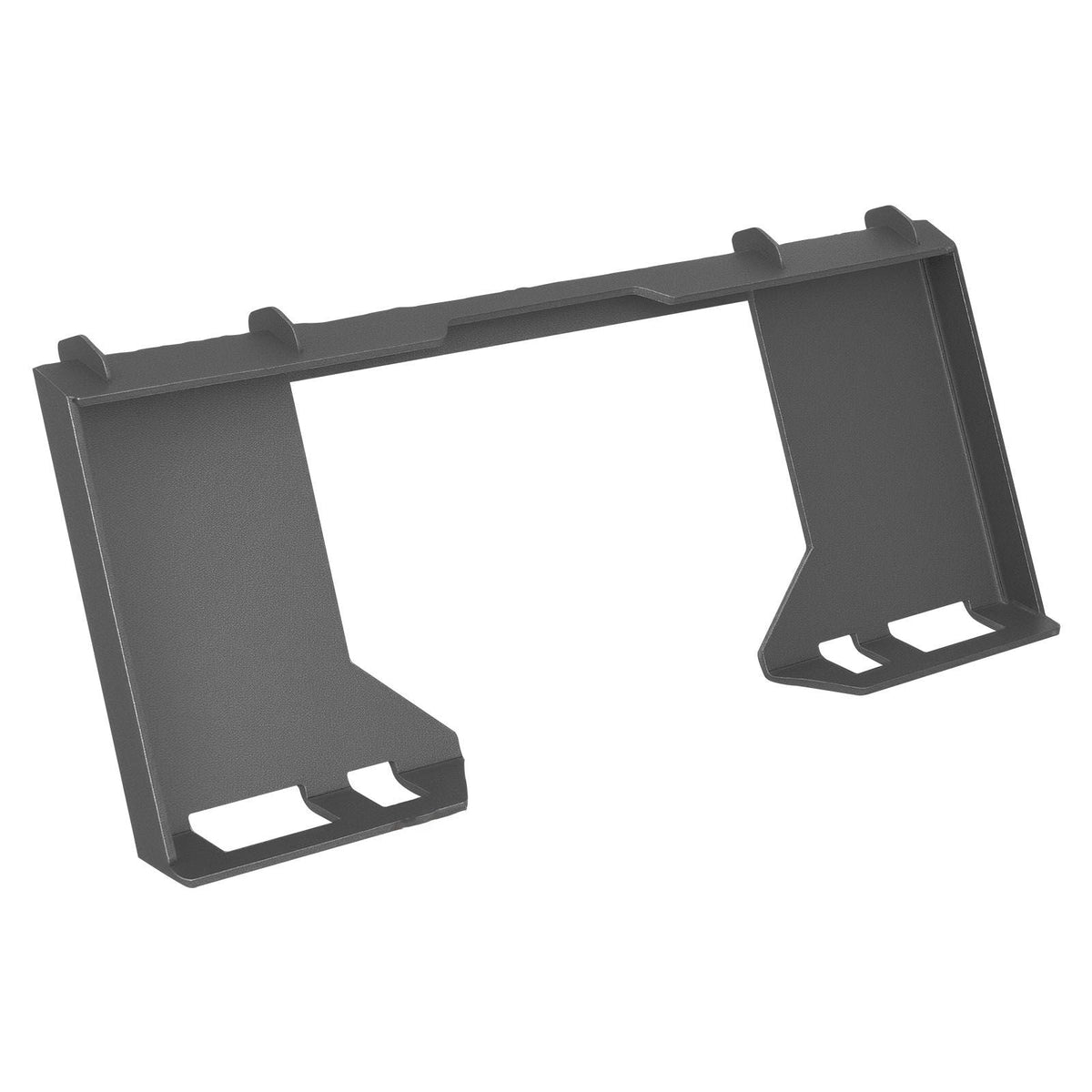 1/2 in Skid Steer Mount Plate, Universal Quick Attach Mount Plate, Cut Out Design, Easy to Bolt, 6000lbs Capacity, Heavy Duty Loader Plates Compatible with Kubota Bobcat Skid Steers & Tractors