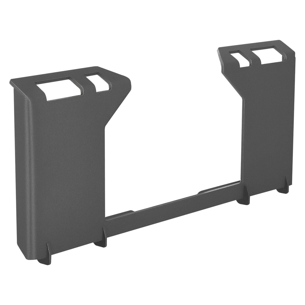 1/2 in Skid Steer Mount Plate, Universal Quick Attach Mount Plate, Cut Out Design, Easy to Bolt, 6000lbs Capacity, Heavy Duty Loader Plates Compatible with Kubota Bobcat Skid Steers & Tractors