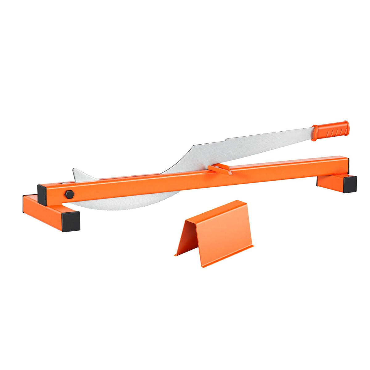 12 inch Vinyl Floor Cutter, 10mm Thick Laminate Flooring Cutter with Cutting Angle Guide, Rubber Handle, Honing Stone, D2 Steel Blade for Cutting Laminate, Vinyl, Home Renovation