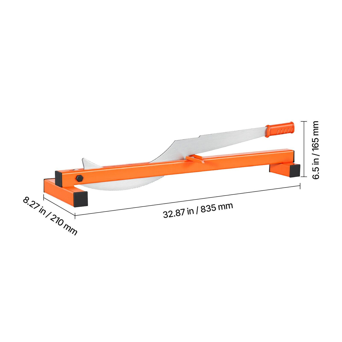 12 inch Vinyl Floor Cutter, 10mm Thick Laminate Flooring Cutter with Cutting Angle Guide, Rubber Handle, Honing Stone, D2 Steel Blade for Cutting Laminate, Vinyl, Home Renovation