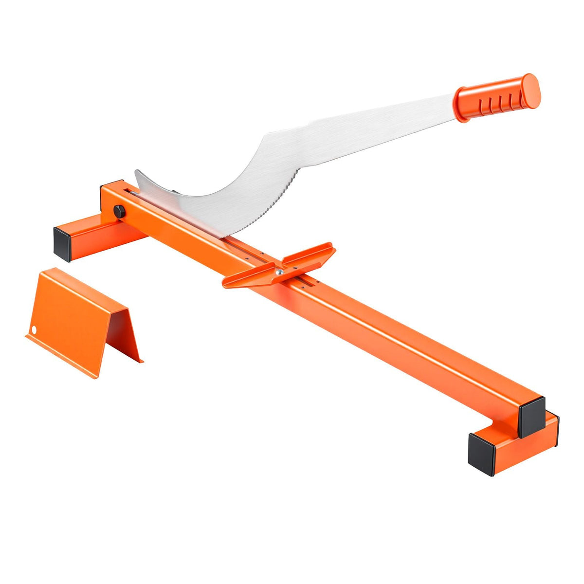 12 inch Vinyl Floor Cutter, 10mm Thick Laminate Flooring Cutter with Cutting Angle Guide, Rubber Handle, Honing Stone, D2 Steel Blade for Cutting Laminate, Vinyl, Home Renovation