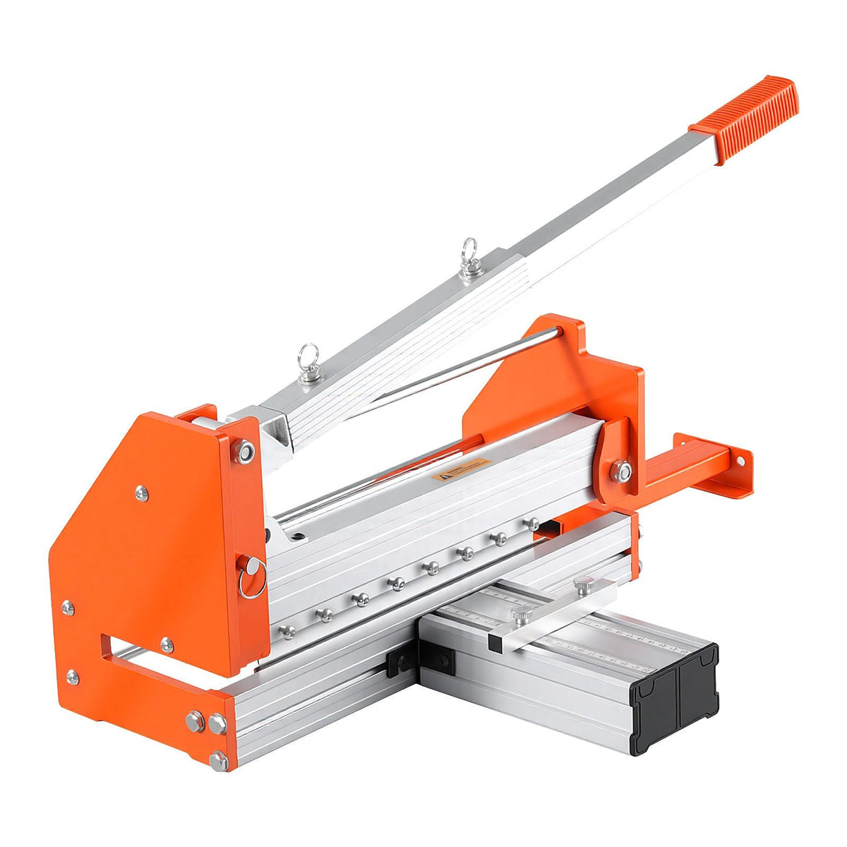 12 inch Vinyl Floor Cutter, 12mm Thick Laminate Flooring Cutter with Upgraded Labor-Saving Aluminum-Alloy Lever, Telescoping Support Plate, Cuts Certain Engineered Wood, LVT, VCT, SPC, LVP, WPC