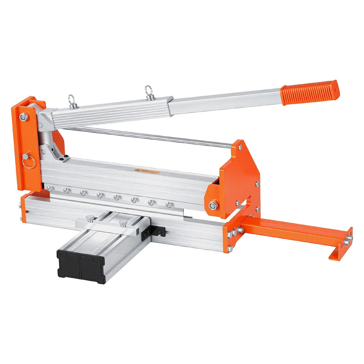 12 inch Vinyl Floor Cutter, 12mm Thick Laminate Flooring Cutter with Upgraded Labor-Saving Aluminum-Alloy Lever, Telescoping Support Plate, Cuts Certain Engineered Wood, LVT, VCT, SPC, LVP, WPC