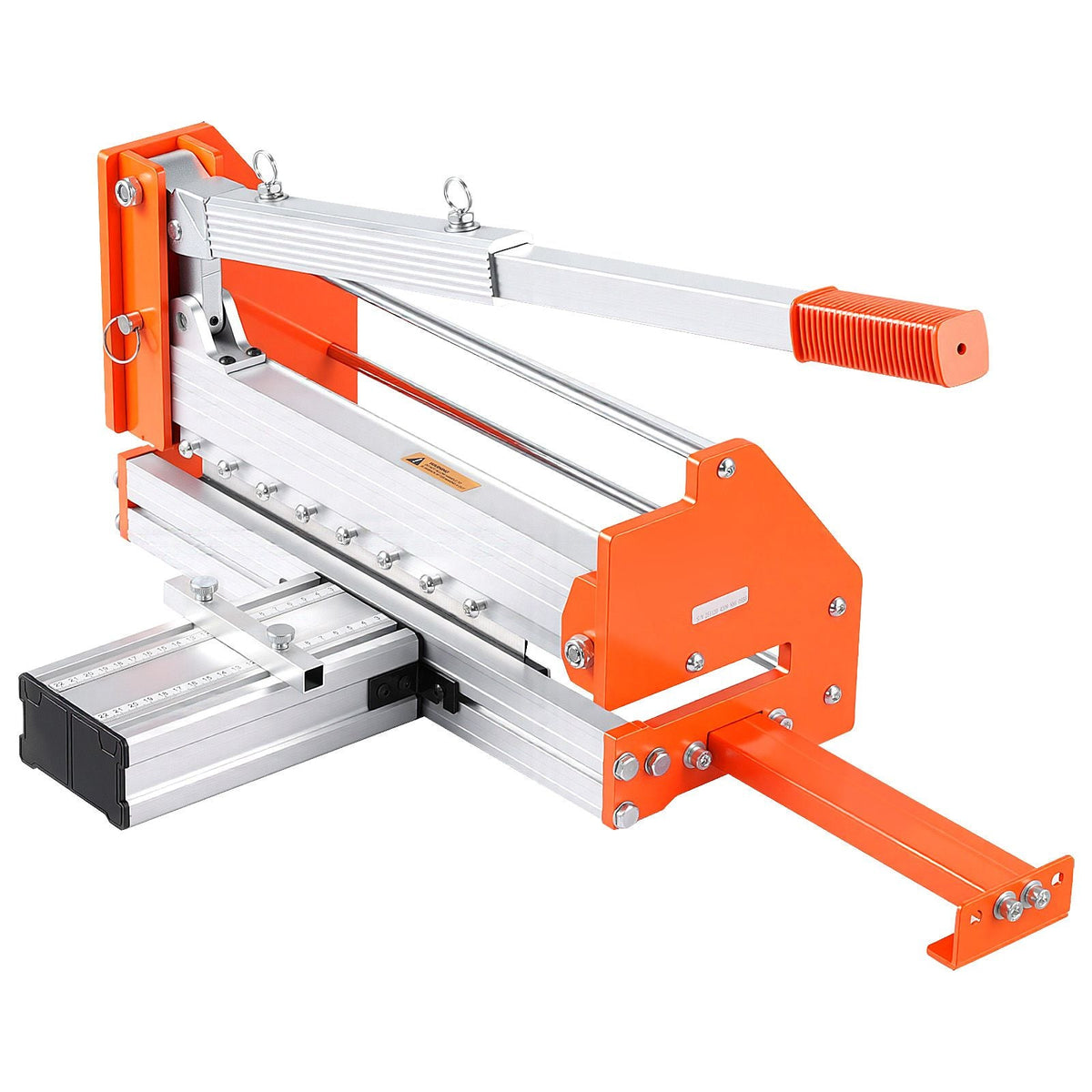 12 inch Vinyl Floor Cutter, 12mm Thick Laminate Flooring Cutter with Upgraded Labor-Saving Aluminum-Alloy Lever, Telescoping Support Plate, Cuts Certain Engineered Wood, LVT, VCT, SPC, LVP, WPC