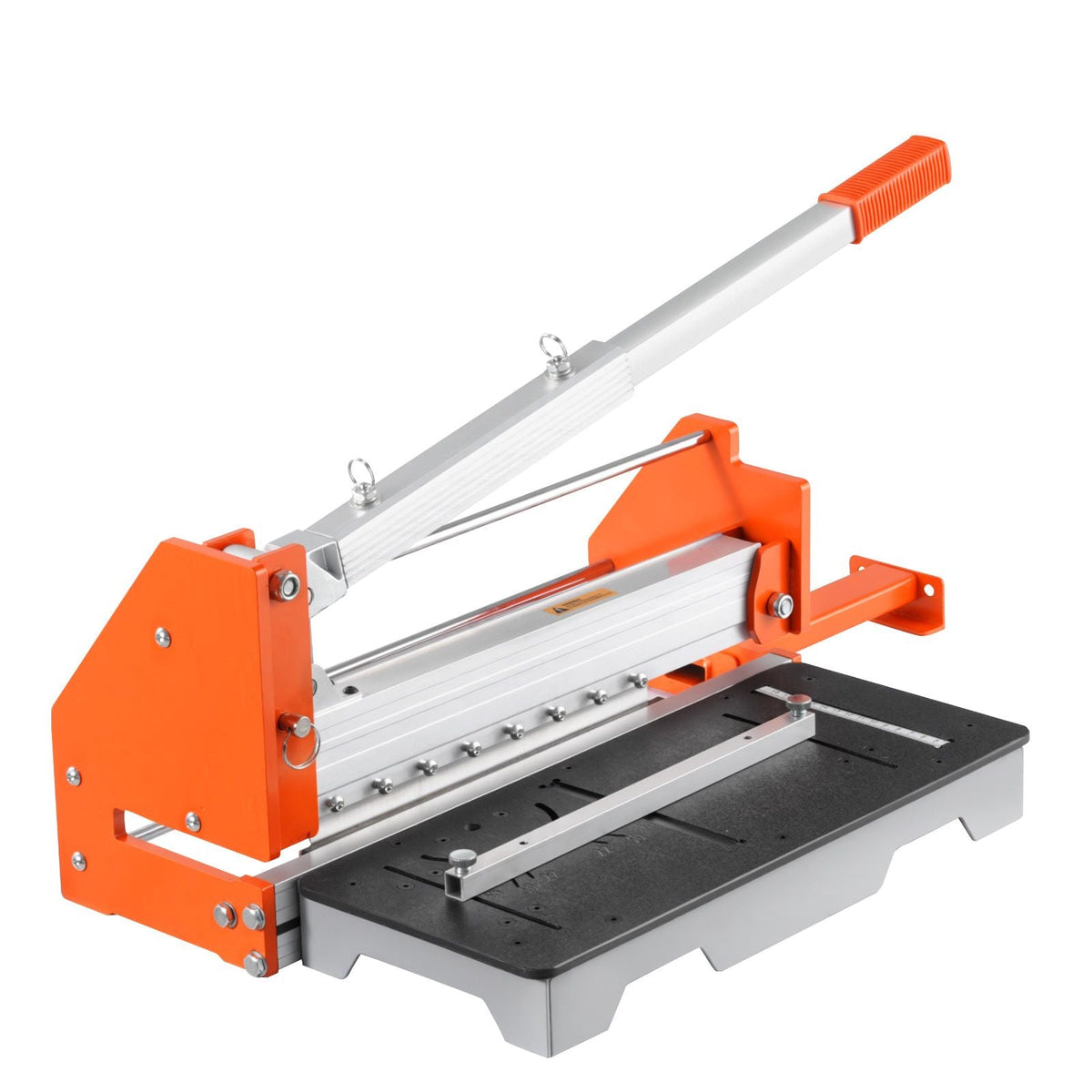 12 inch Vinyl Floor Cutter, 16mm Thick Laminate Flooring Cutter with Upgraded Labor-Saving Aluminum-Alloy Lever, Telescoping Support Plate, Cuts Engineered Wood, LVT, VCT, SPC, LVP, WPC