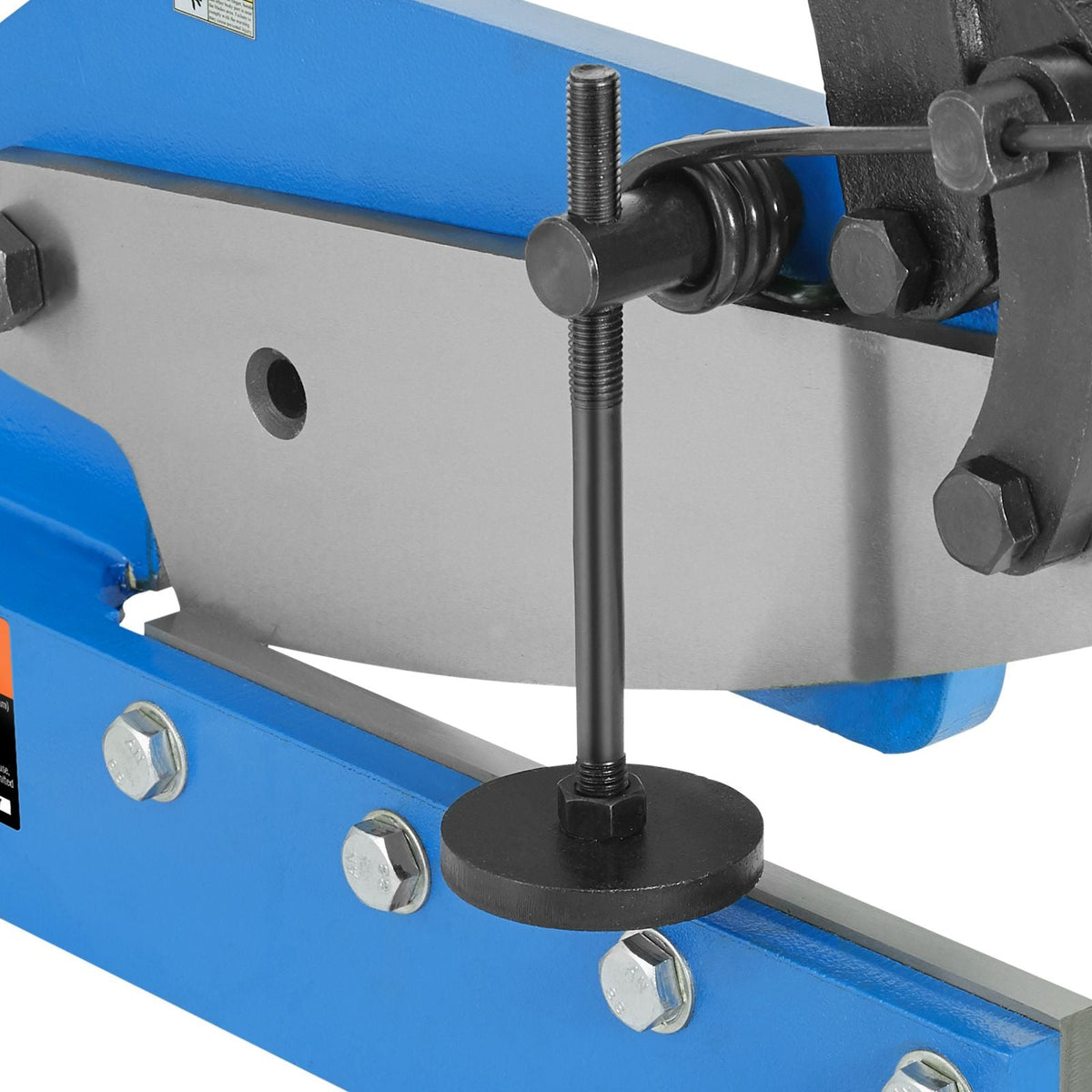 12" Manual Hand Plate Shear for Metal Sheet Processing, HS-12 Benchtop Cutter with Q235 Material, for Crafts Thick Steel Crafting, Heavy Duty Roll Press Machine for Builders, DIY Enthusiasts