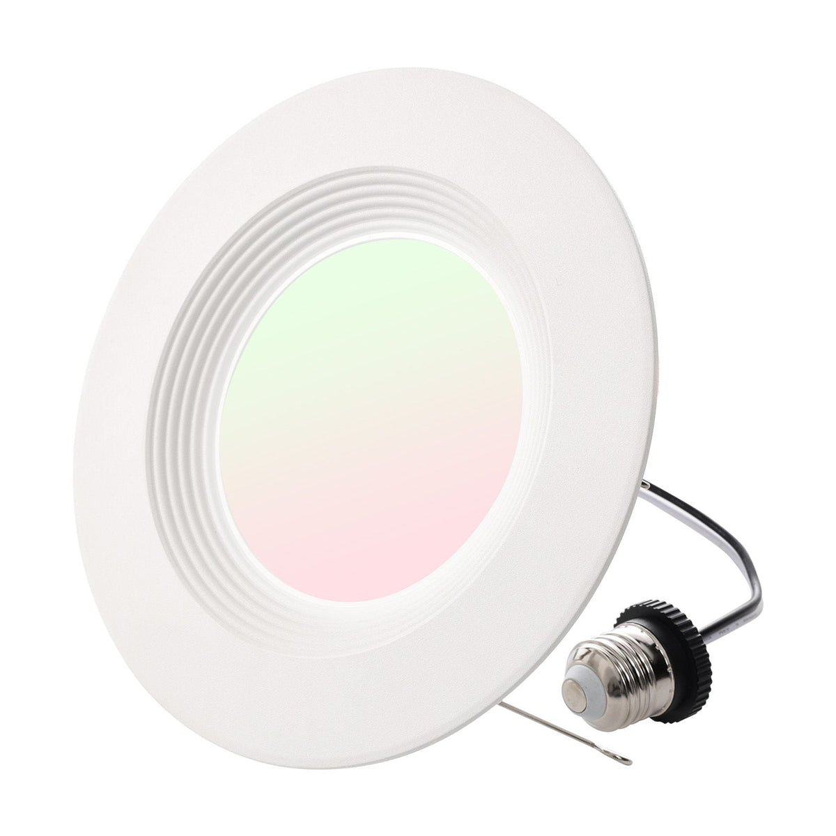 12 Pack LED Recessed Lighting, 5/6 Inch, Retrofit Can Lights, 1050 LM 13W 120V, Selectable 5CCT 2700K/3000K/3500K/4000K/5000K, 10% to 100% Dimmable, Compatible with E26 Base and TP24 Connector