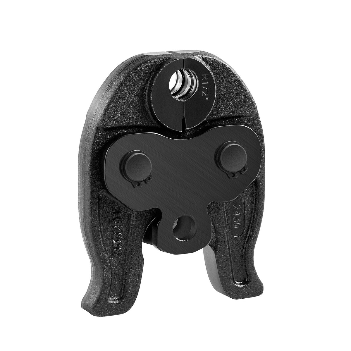 1/2" Press Jaw for Compact Series Press Tools, 52 HRC Hardened Steel Pressing Jaw for High Pressure HVAC/R Applications - Compatible with 24KN Press Tools for RLS Copper Pipes Connections