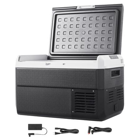 12 Volt Car Refrigerator, 42.3QT/40L Car Fridge, Portable Electric Cooler with -4-68 F Adjustable Temperature, 12/24V DC and 100- 240V AC Compressor Freezer for Outdoor, Camping, Travel, RV