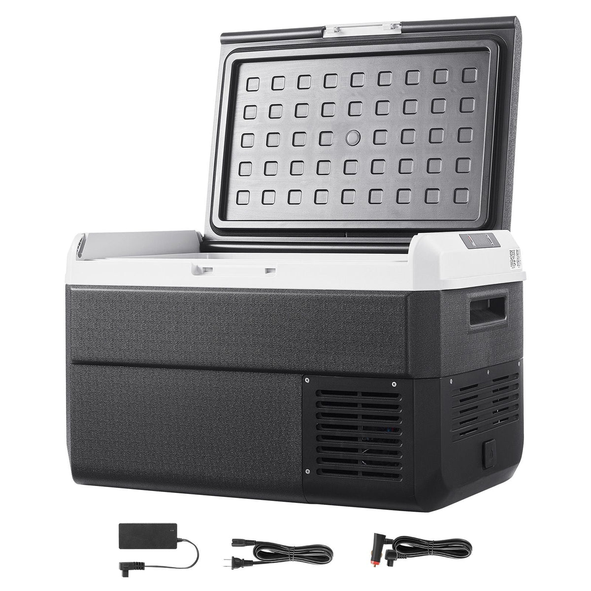12 Volt Car Refrigerator, 42.3QT/40L Car Fridge, Portable Electric Cooler with -4-68 F Adjustable Temperature, 12/24V DC and 100- 240V AC Compressor Freezer for Outdoor, Camping, Travel, RV