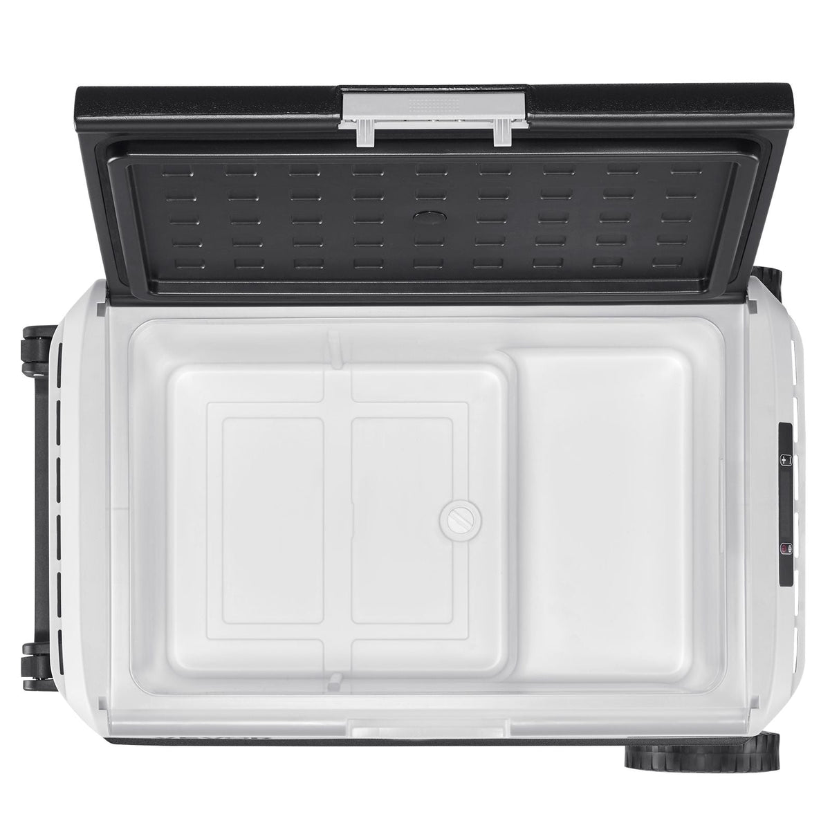 12 Volt Car Refrigerator, 63.4QT/60L Car Fridge, Portable Electric Cooler with Wheels and Handle, -4-68 Fahrenheit, 12/24V DC and 100- 240V AC Compressor Freezer for Outdoor, Camping