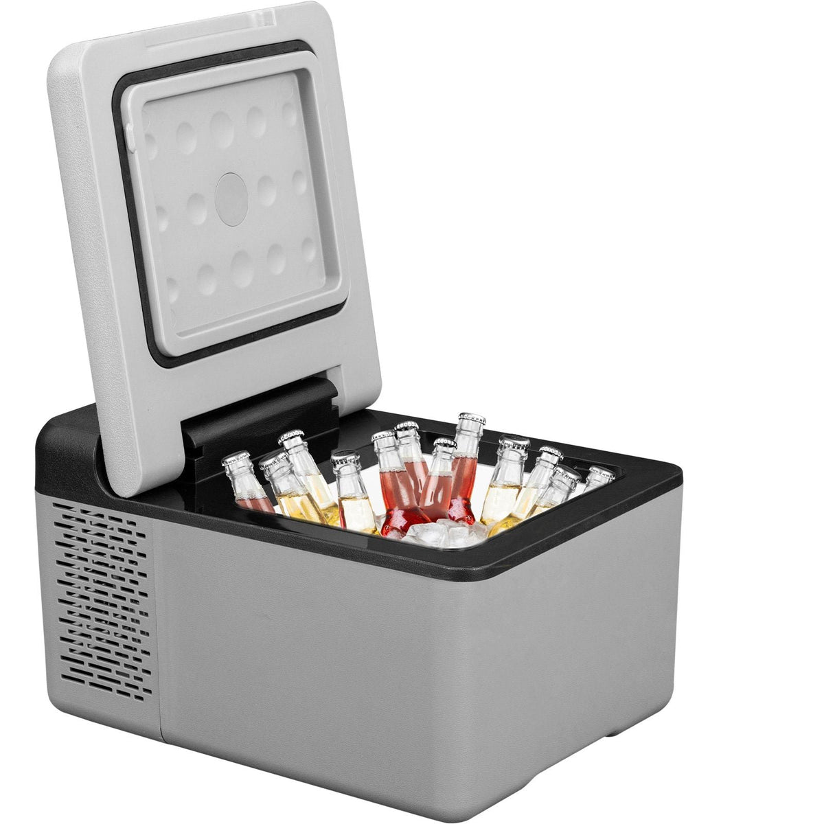 12 Volt Refrigerator 10 Qt, Portable Mini Freezer -4 to 68 F with APP Control Car Compressor Fridge Cooler 12V/24V DC and 110-220V AC For Camping, Road Trip, Travel, Outdoor and Home