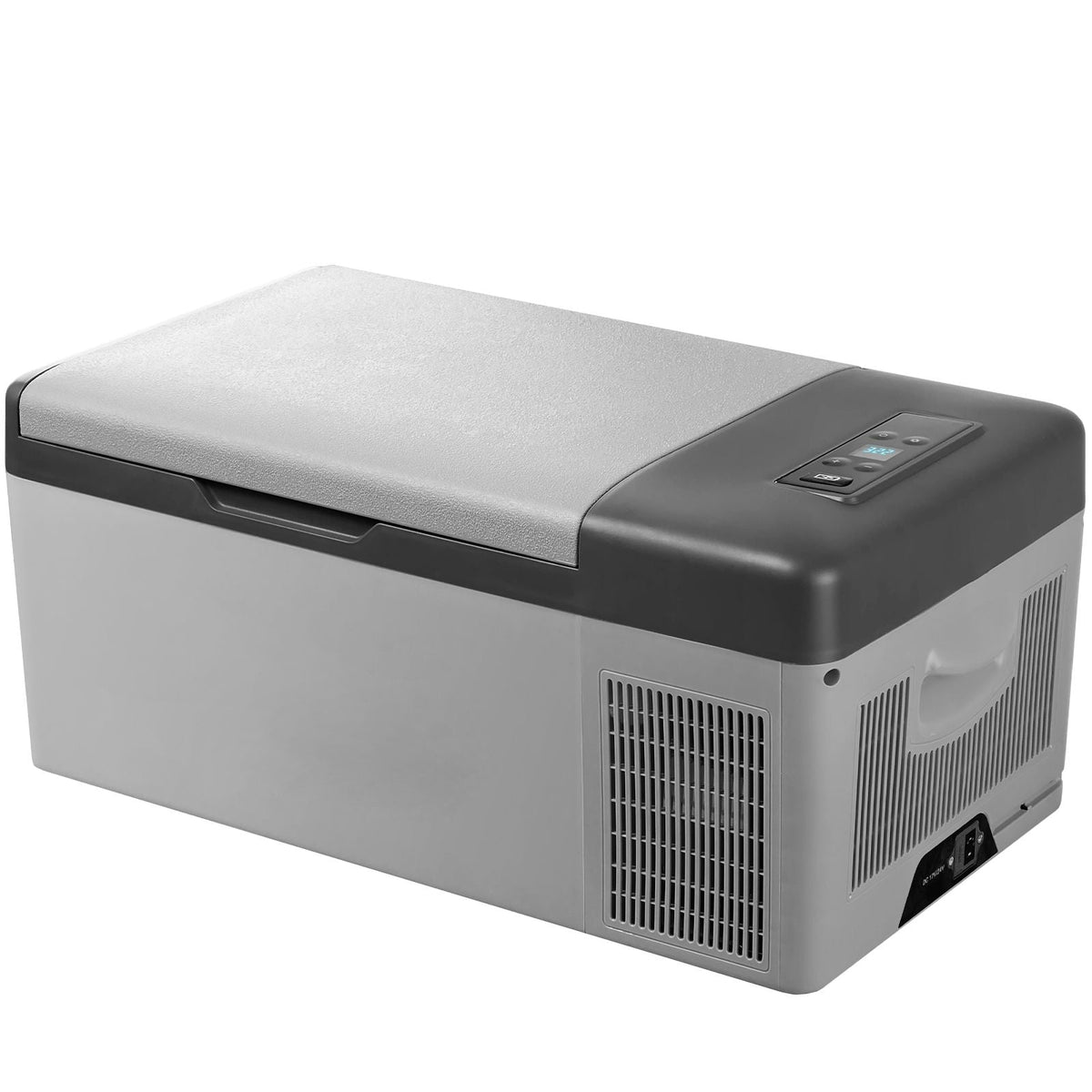 12 Volt Refrigerator 16 Qt, Portable Mini Car Fridge with -4 to 68 F Cooling Range & App Control 12/24V DC & 110-240V AC Electric Compressor Cooler for Truck Vehicle RV Boat Outdoor, Green