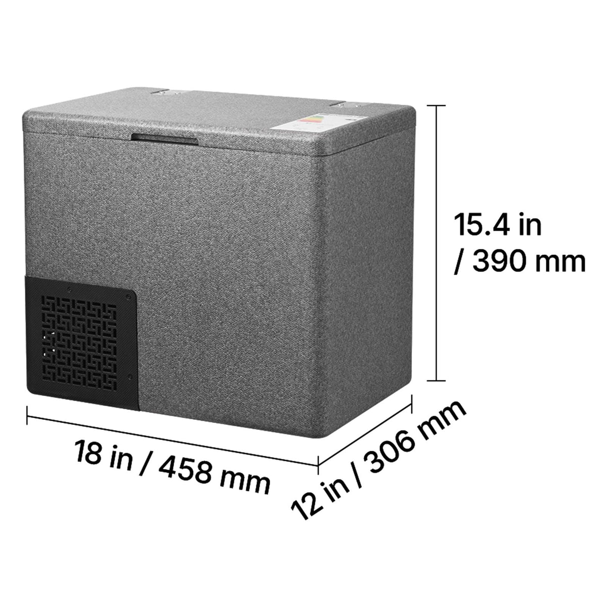 12 Volt Refrigerator, 21.1 QT/ 20L Car Fridge, Portable Ultra-Light EPP Freezer, APP Control Electric Compressor, 12V/24V DC, 14 F to 50 F, for Truck Van RV SUV Boat Travel Camping
