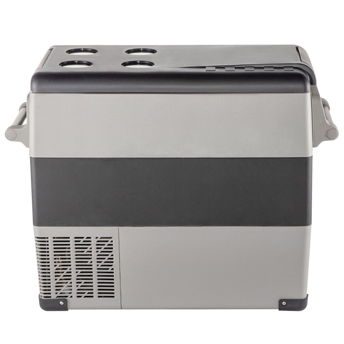 12 Volt Refrigerator, 58 Qt Car Refrigerator, Dual Zone Portable Freezer, Cooler Compressor Freezer with 12/24V DC and 110-240V AC, Freezer Fridge Cooler, for Car, Truck RV, Camping and Home Use