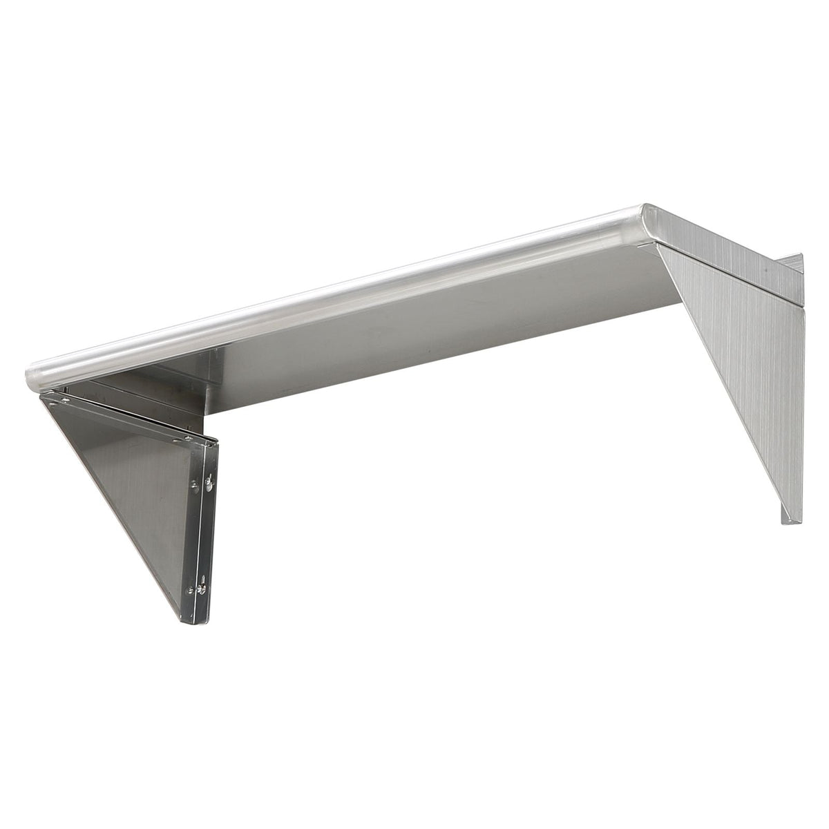 12" x 36" Stainless Steel Shelf, Wall Mounted Floating Shelving with Brackets, 250 lbs Load Capacity Commercial Shelves, Heavy Duty Storage Rack for Restaurant, Kitchen, Bar, Home, and Hotel