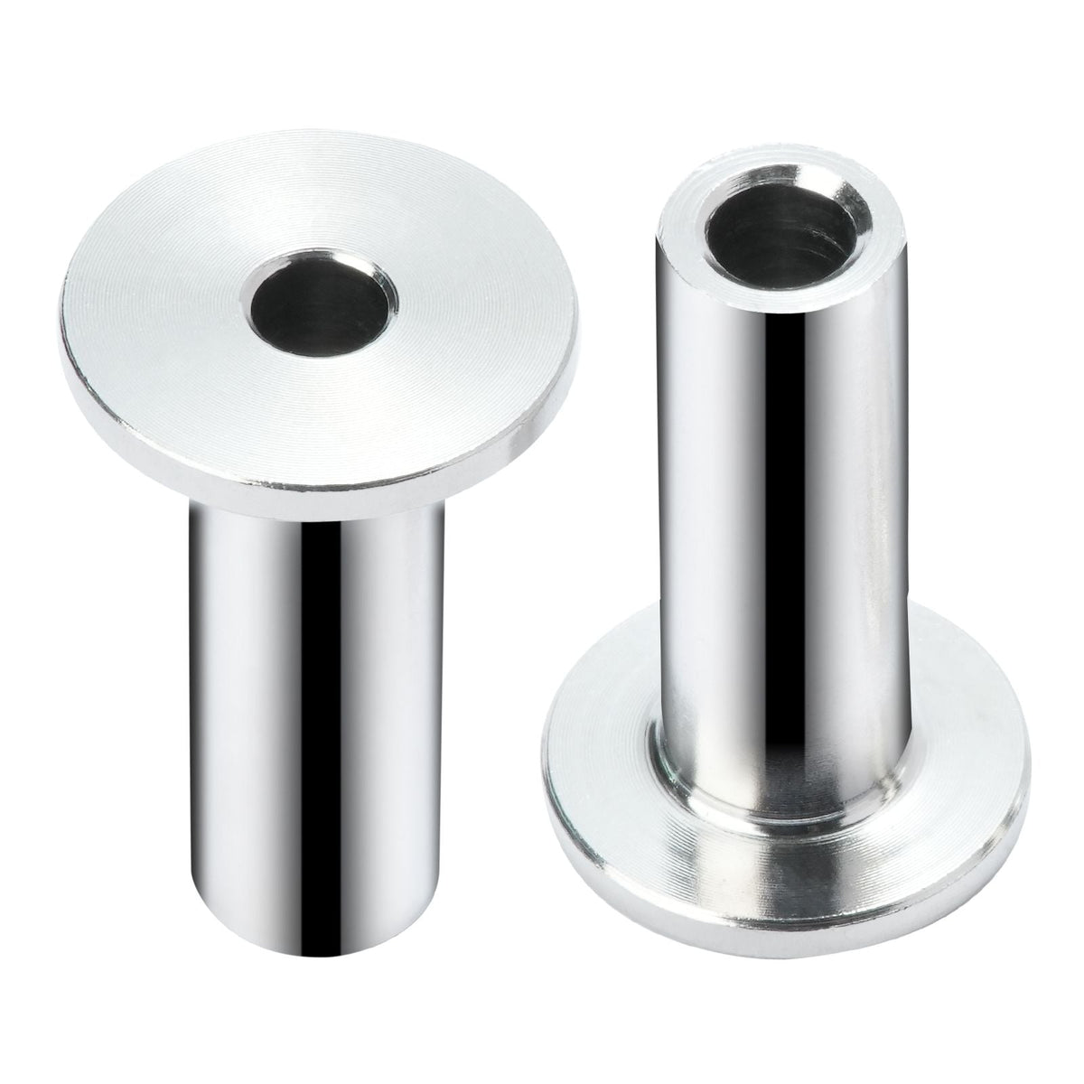 121 Pack T316 Stainless Steel Protector Sleeves for 1/8" Wire Rope Cable Railing, DIY Balustrade T316 Marine Grade, Come with A Free Drill Bit, Silver