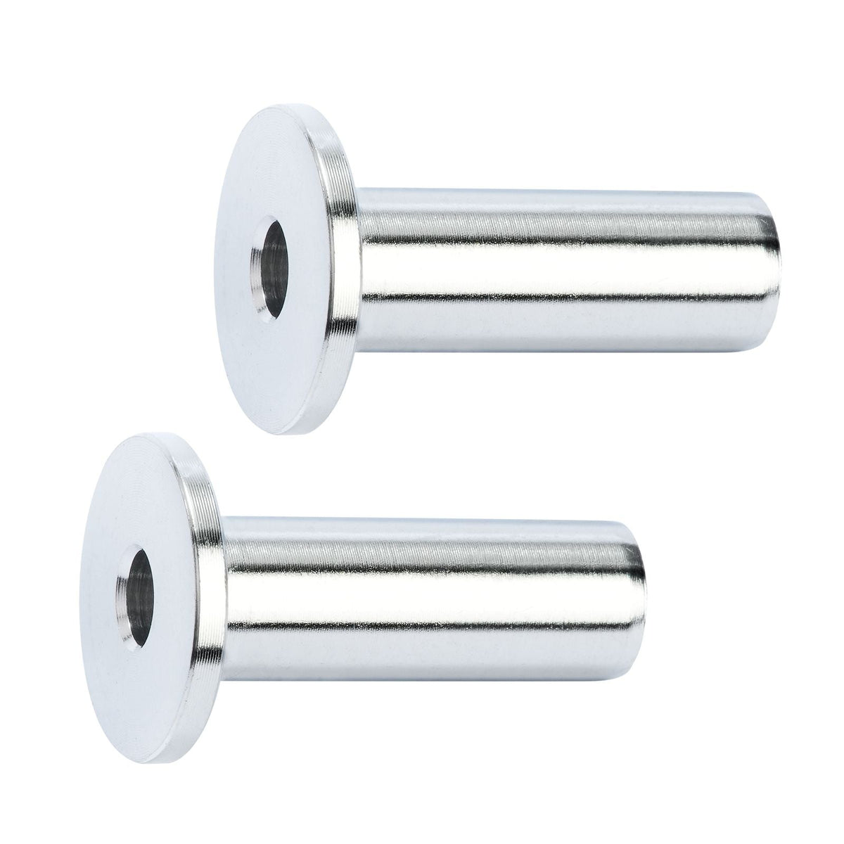 121 Pack T316 Stainless Steel Protector Sleeves for 1/8" Wire Rope Cable Railing, DIY Balustrade T316 Marine Grade, Come with A Free Drill Bit, Silver