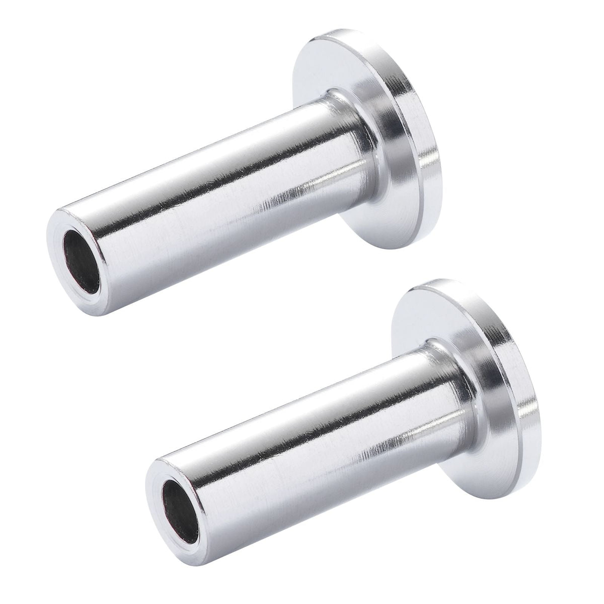 121 Pack T316 Stainless Steel Protector Sleeves for 1/8" Wire Rope Cable Railing, DIY Balustrade T316 Marine Grade, Come with A Free Drill Bit, Silver