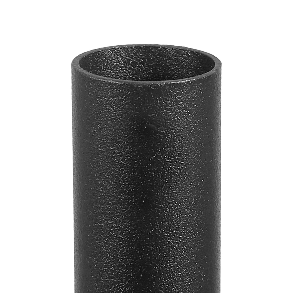 125 Pack Deck Balusters, 26 in Aluminum Railing Spindles, 3/4 in Diameter Hollow Round Metal Decking Stair Balusters with Connectors, Screws, for Deck, Porch & Staircase Railing Fence, Black