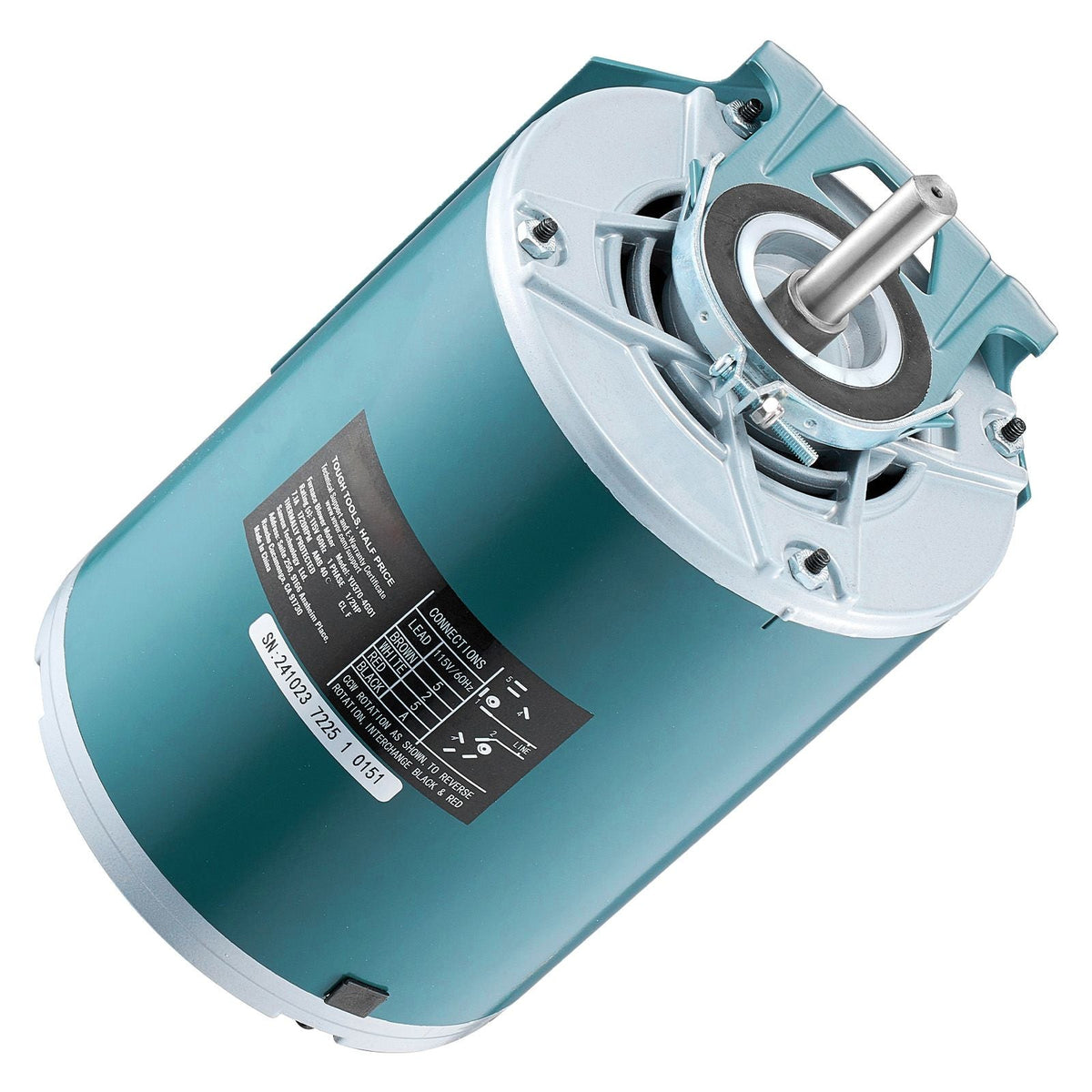 1/2HP Furnace Blower Motor 1720RPM, 115V 7.1A Belt Drive Blower Motor Single Phase - 0.5" Shaft Diameter, 1.6" Shaft Length, CW/CCW Rotation