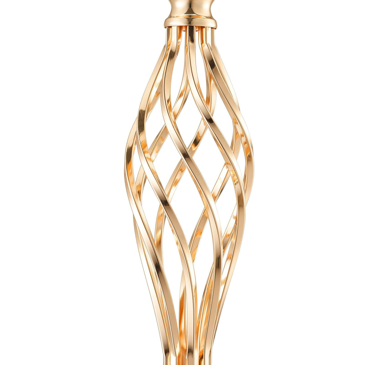 12PCS 49cm/19.3' Tall Crystal Wedding Flower Stand, Metal Wedding Centerpiece Vase, Gold Flower Holders Floral Display Rack for Tables Wedding Dinner Party, Ceremony Birthday Event Decor
