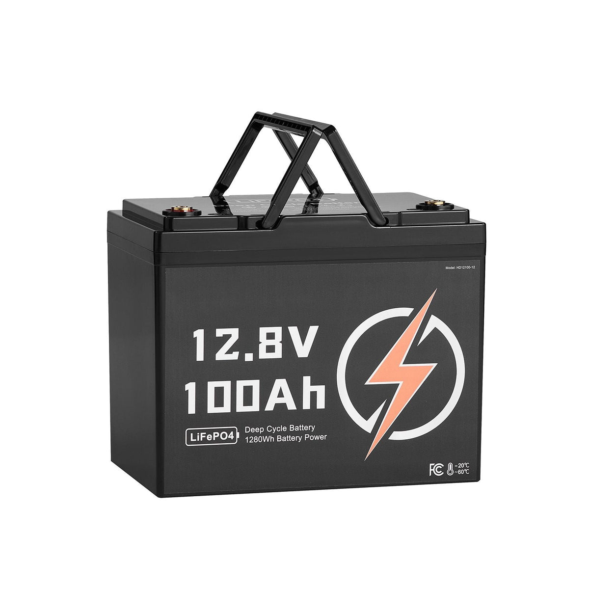 12V 100Ah LiFePO4 Battery, Up to 15000 Cycles, Deep Cycle Lithium Iron Phosphate Battery with Built-in BMS, Low Temperature Protection, 10 Years Lifetime, for Solar Off-Grid Home Energy Storage